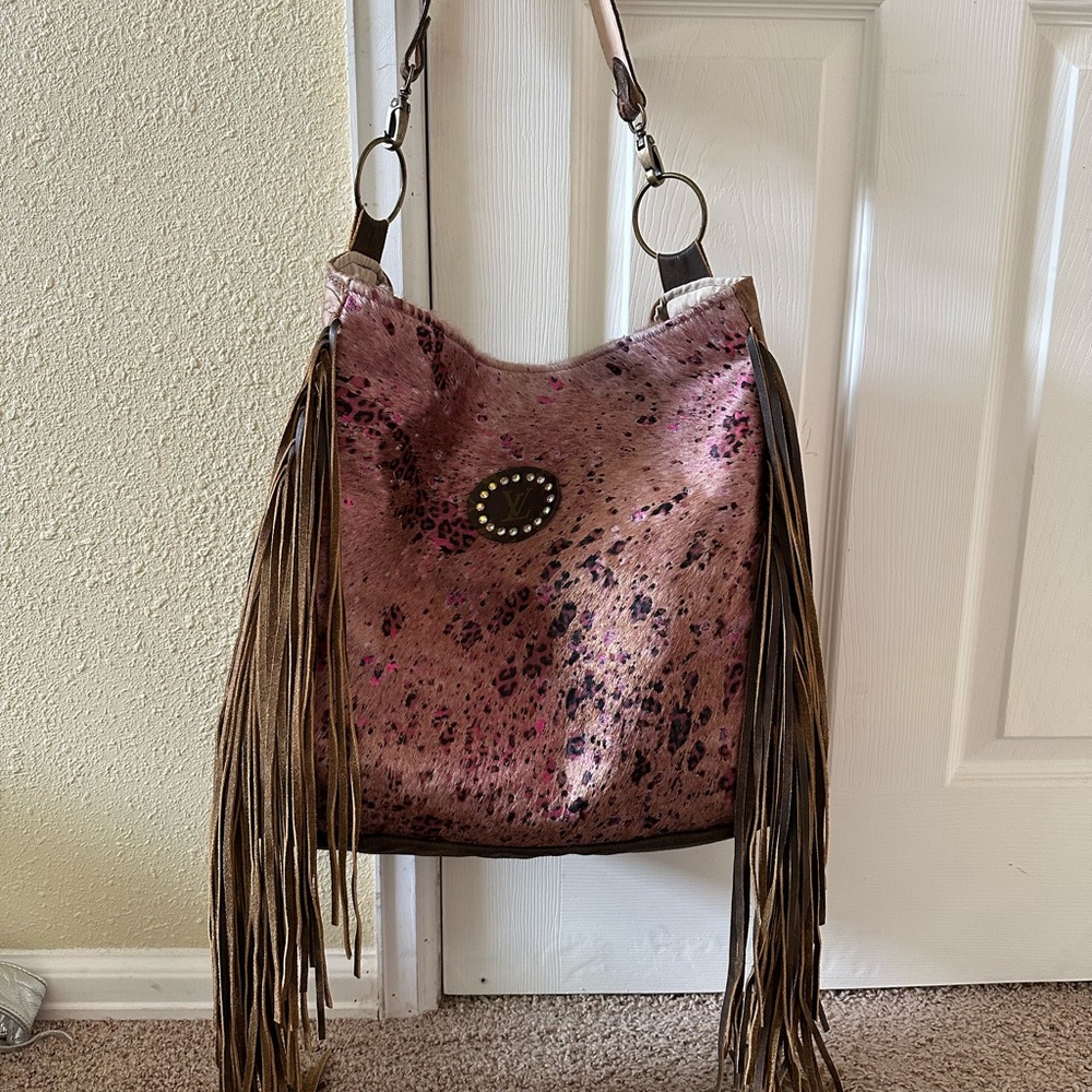 Keep it Gypsy Rosie Pink Leopard Haircalf